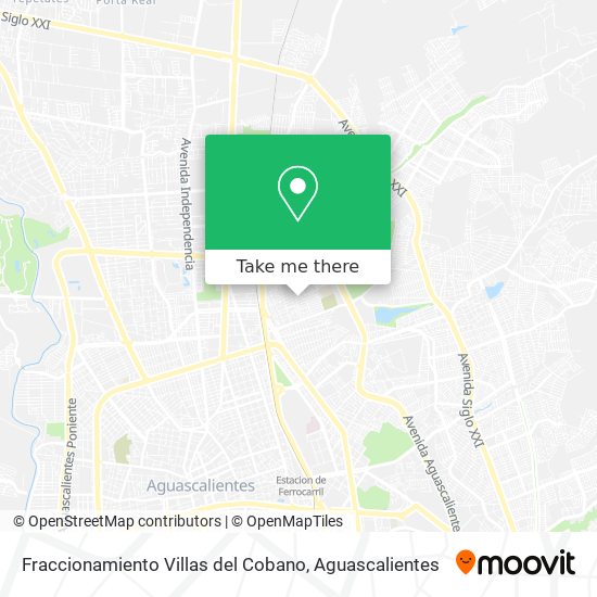 Fraccionamiento Villas del Cobano map