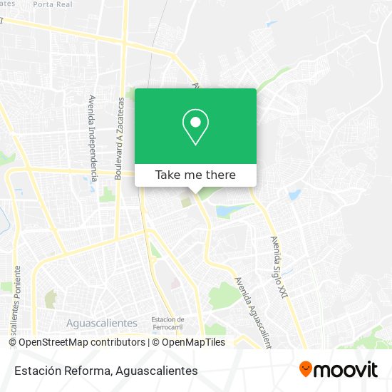 Estación Reforma map