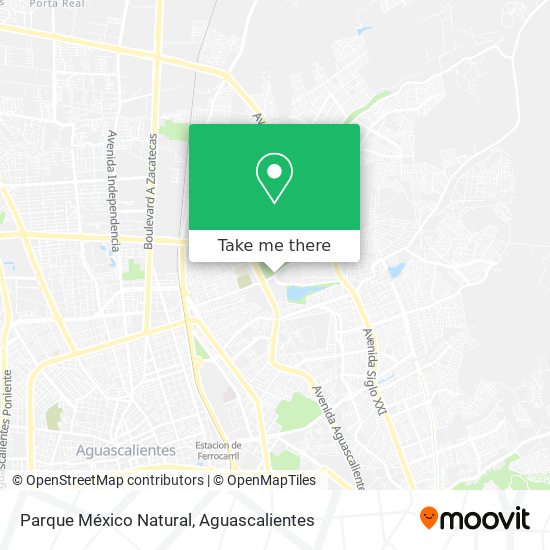 Mapa de Parque México Natural