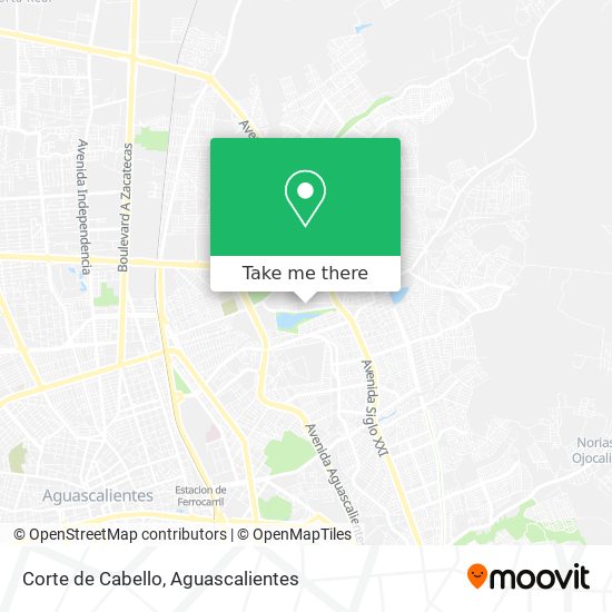 Corte de Cabello map
