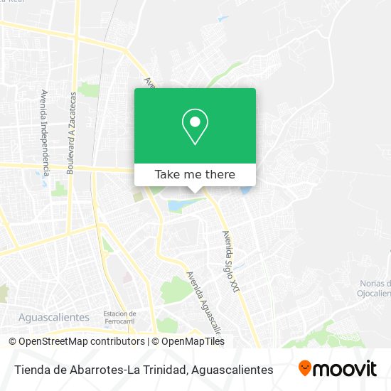 Mapa de Tienda de Abarrotes-La Trinidad