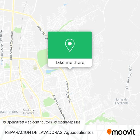 REPARACION DE LAVADORAS map