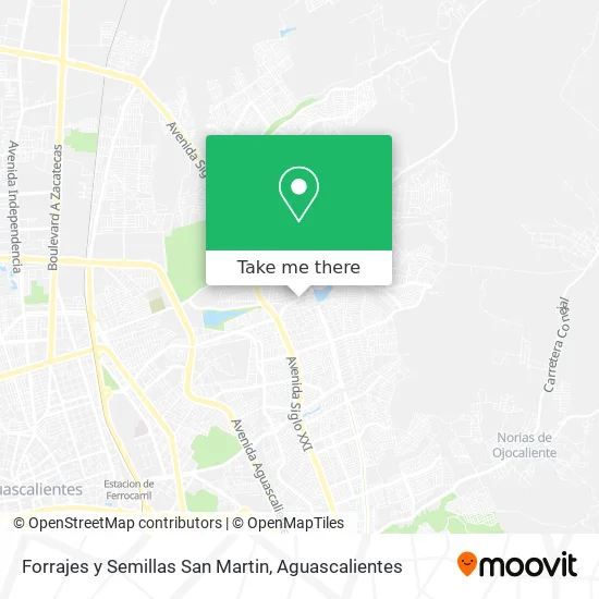 Forrajes y Semillas San Martin map