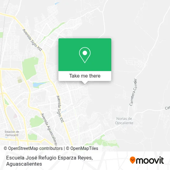 Escuela José Refugio Esparza Reyes map