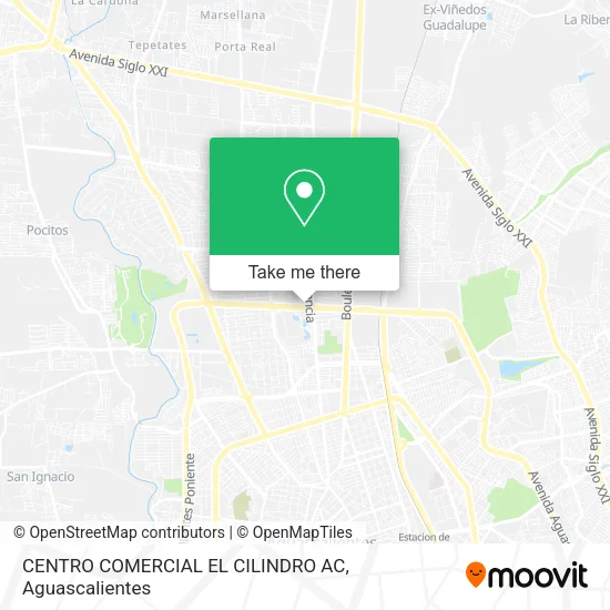 CENTRO COMERCIAL EL CILINDRO AC map