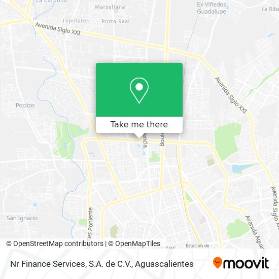 Nr Finance Services, S.A. de C.V. map
