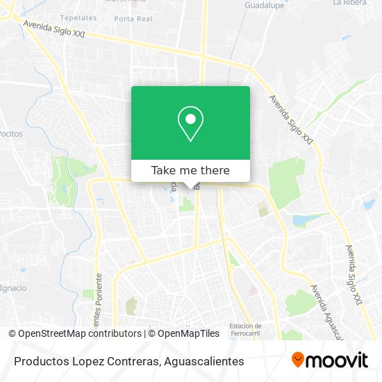 Productos Lopez Contreras map