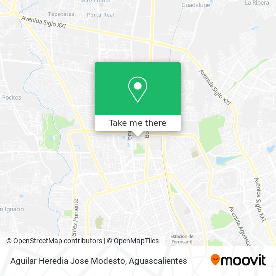 Mapa de Aguilar Heredia Jose Modesto
