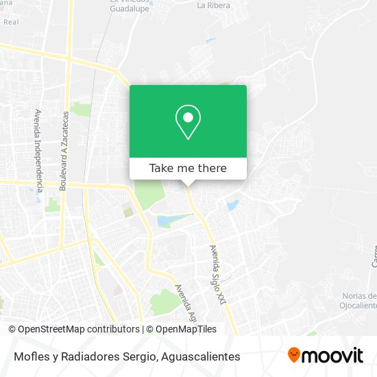 Mapa de Mofles y Radiadores Sergio