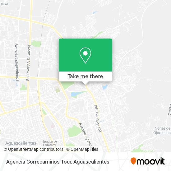 Agencia Correcaminos Tour map