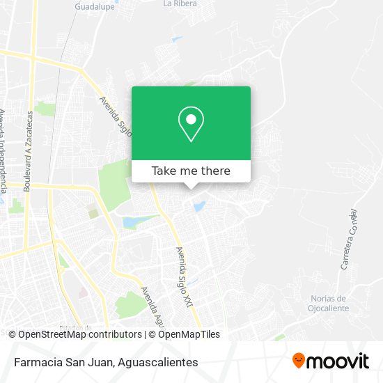 Mapa de Farmacia San Juan