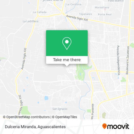 Dulceria Miranda map