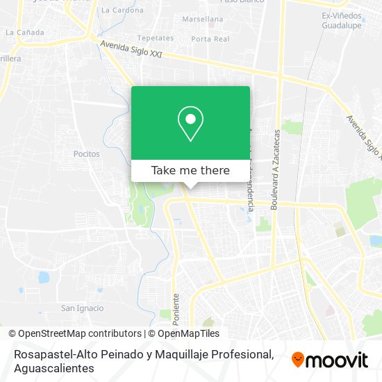Mapa de Rosapastel-Alto Peinado y Maquillaje Profesional