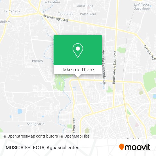 MUSICA SELECTA map