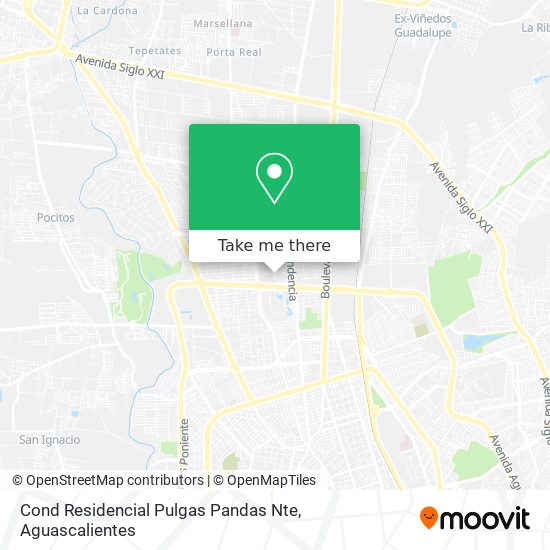 Cond Residencial Pulgas Pandas Nte map