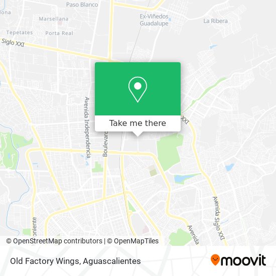 Old Factory Wings map