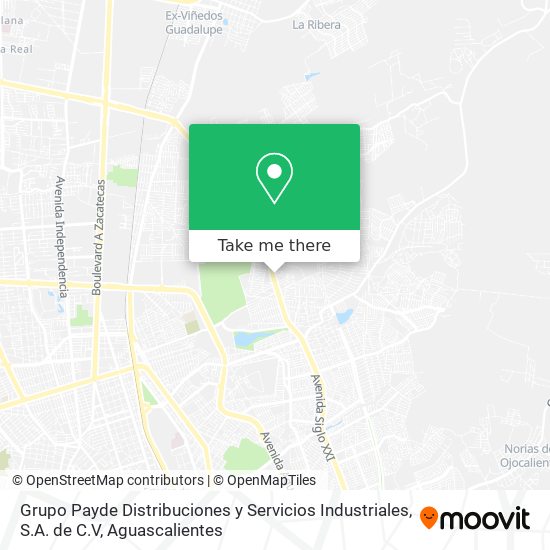 Grupo Payde Distribuciones y Servicios Industriales, S.A. de C.V map