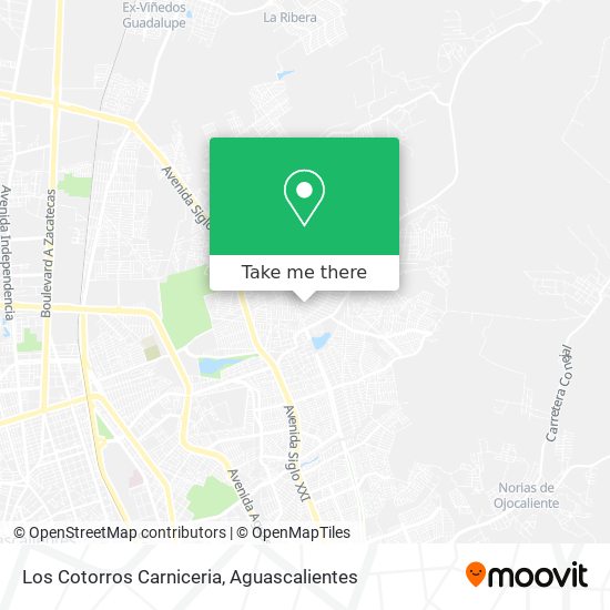 Los Cotorros Carniceria map