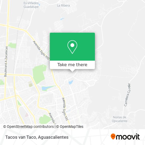 Tacos van Taco map