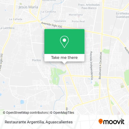 Mapa de Restaurante Argentilia