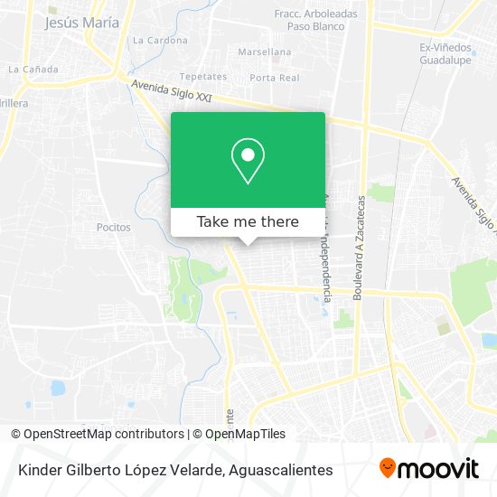 Mapa de Kinder Gilberto López Velarde