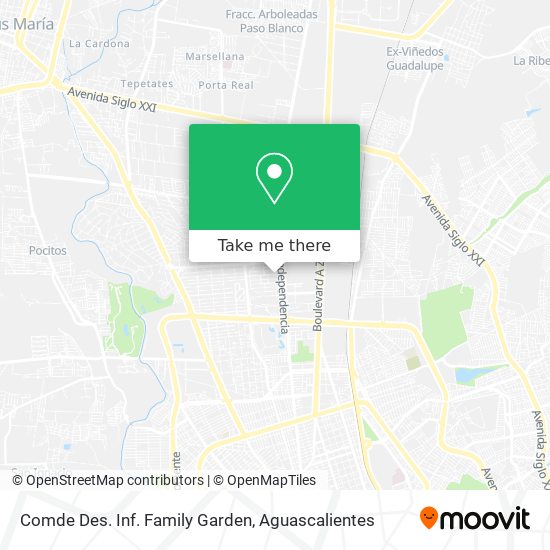 Mapa de Comde Des. Inf. Family Garden