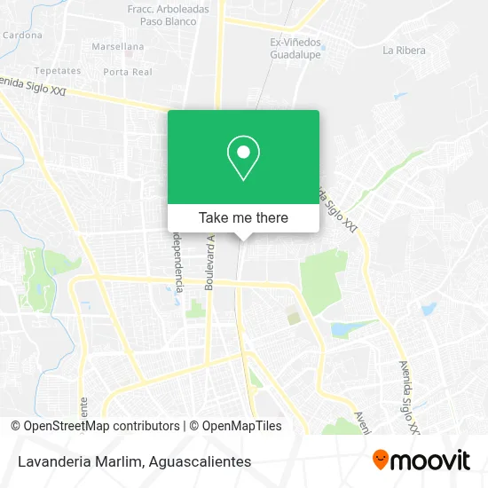 Lavanderia Marlim map