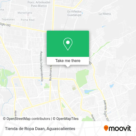 Tienda de Ropa Daan map