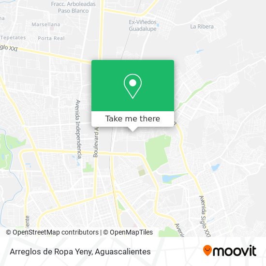 Arreglos de Ropa Yeny map