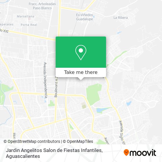 Mapa de Jardin Angelitos Salon de Fiestas Infantiles