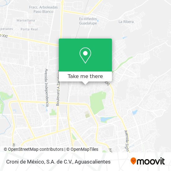 Croni de México, S.A. de C.V. map