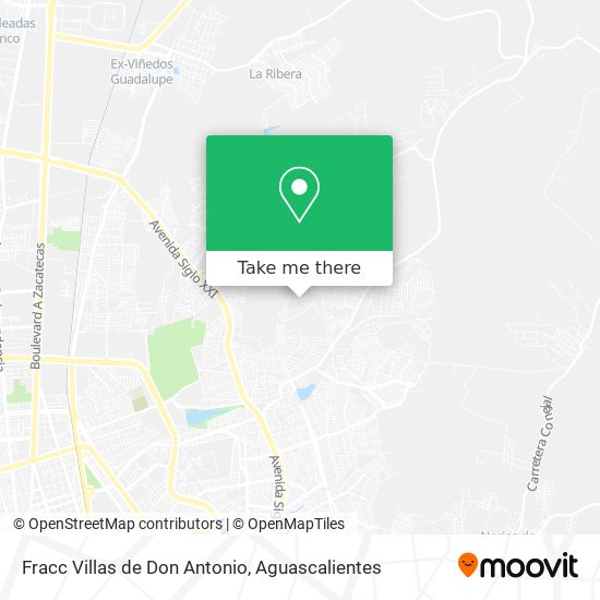 Mapa de Fracc Villas de Don Antonio