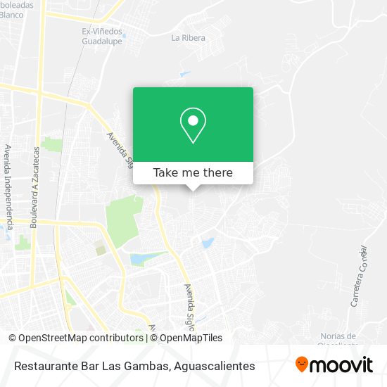 Restaurante Bar Las Gambas map