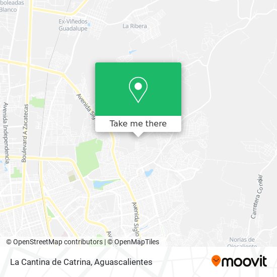 Mapa de La Cantina de Catrina