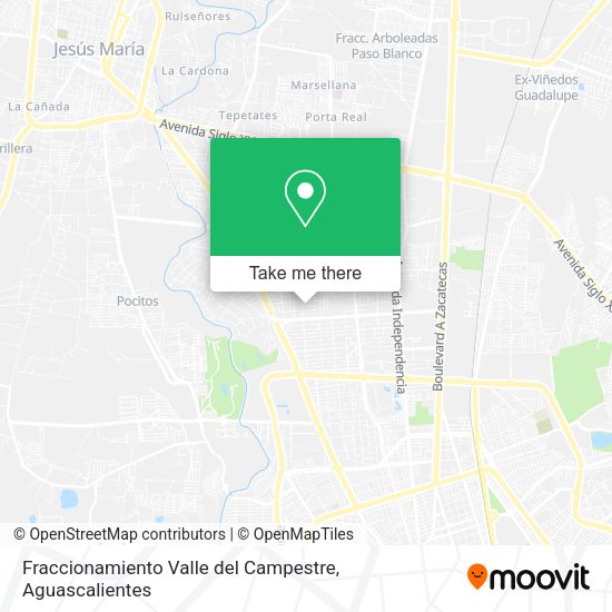 Fraccionamiento Valle del Campestre map