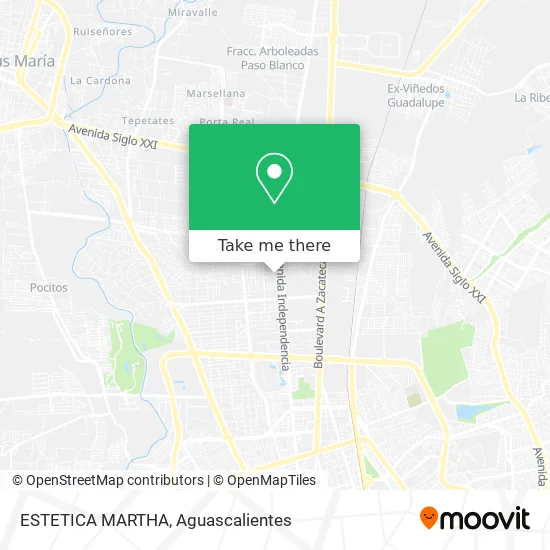 ESTETICA MARTHA map