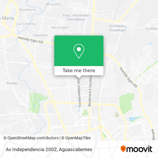 Av Independencia 2002 map