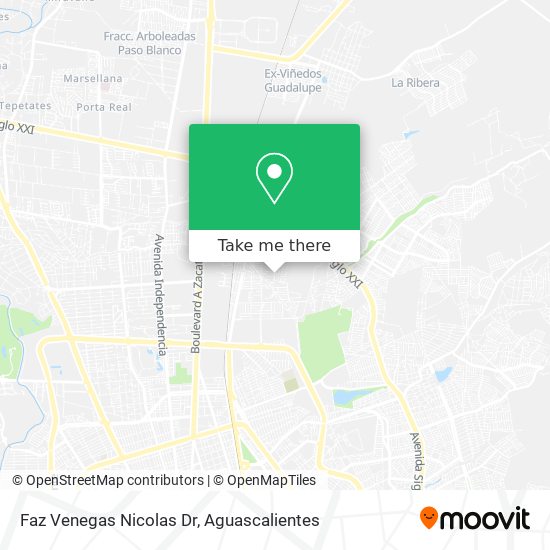 Faz Venegas Nicolas Dr map