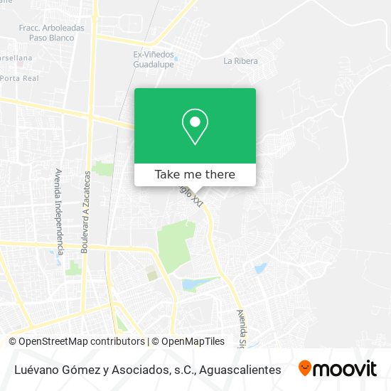 Mapa de Luévano Gómez y Asociados, s.C.
