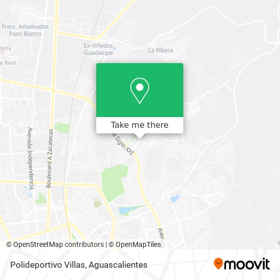 Polideportivo Villas map