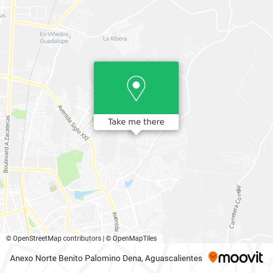 Anexo Norte Benito Palomino Dena map
