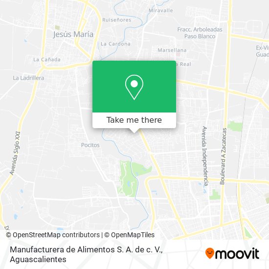 Manufacturera de Alimentos S. A. de c. V. map
