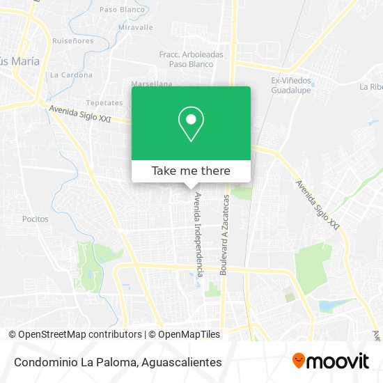 Mapa de Condominio La Paloma