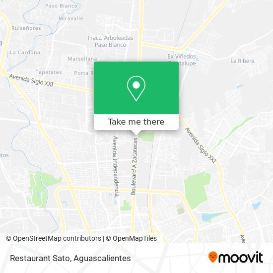 Restaurant Sato map