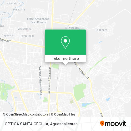 Mapa de OPTICA SANTA CECILIA
