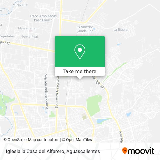 Iglesia la Casa del Alfarero map