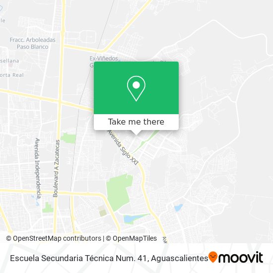 Escuela Secundaria Técnica Num. 41 map