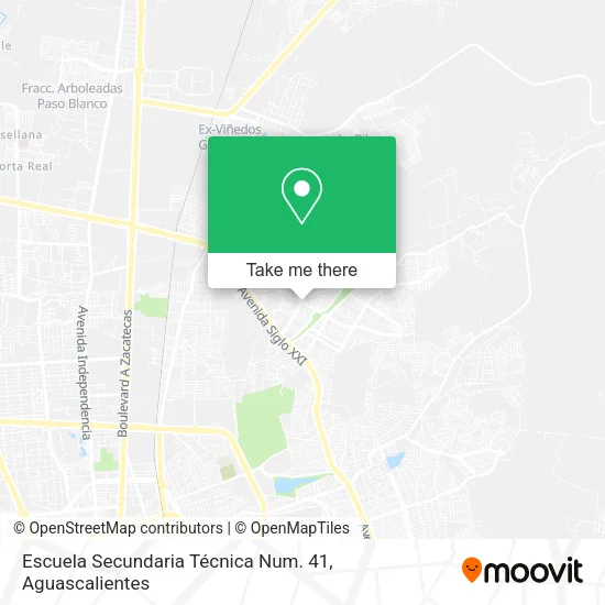 Escuela Secundaria Técnica Num. 41 map