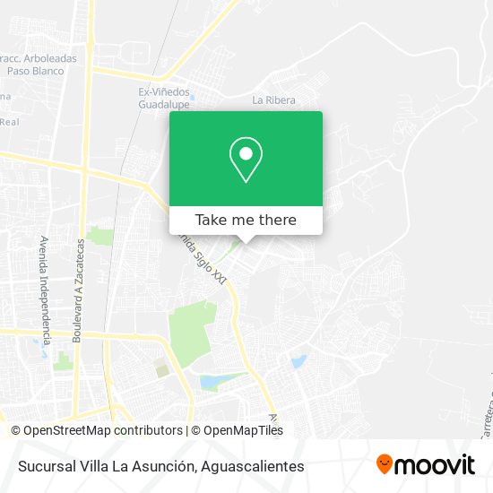 Mapa de Sucursal Villa La Asunción