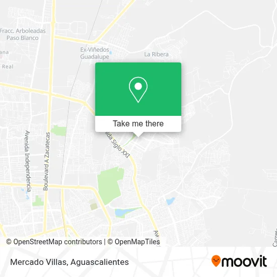 Mercado Villas map